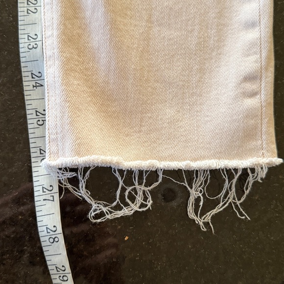 Frank & Eileen Derry Slim Straight Mid-Rise Jeans, Sand Waist 28 - Picture 13 of 14